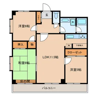 貴船ビル【4階】の間取り