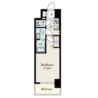 S-RESIDENCE浄心【5階】の間取り