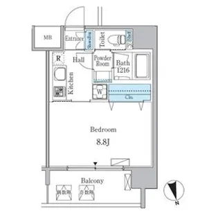 ルーエ池下【3階】の間取り