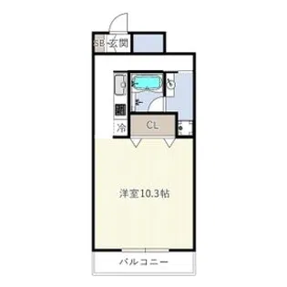 HERBE入船【0905号室】の間取り
