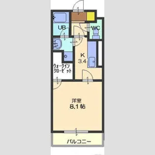 フォレスタII【1階】の間取り