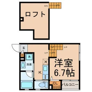 Ms神宮西Ⅰ【1階】の間取り