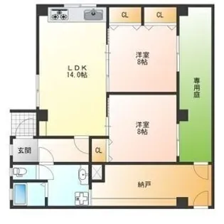 せいわマンション【1階】の間取り