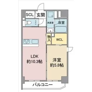 ステーションウエストタワー【7階】の間取り