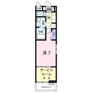 リファイメント【3階】の間取り