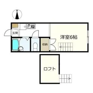 エルドラド【204号室】の間取り