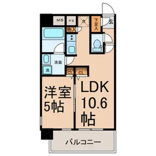 プレミアム浅間町【9階】の間取り