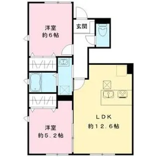 エルドール【102号室号室】の間取り