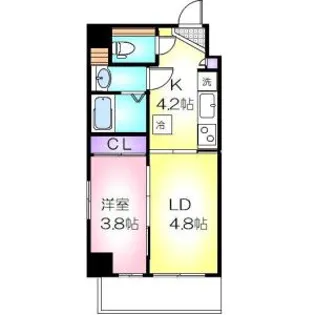 セントフィオーレ岩塚【5階】の間取り