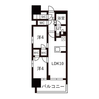 オープンレジデンシア名駅南THECOURT【3階】の間取り