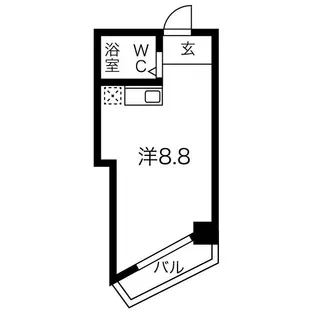 アロスビル【3階】の間取り