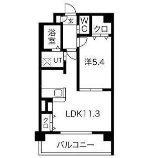 メゾン・ド・ソレイユ【1階】の間取り