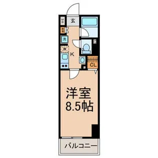 ベレーサ名駅ウエスト【2階】の間取り