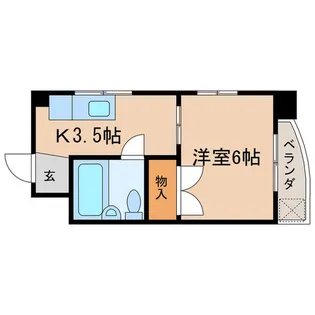 コーポみゆき【301号室】の間取り