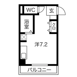 オークワン【4階】の間取り