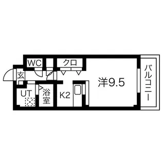 プチメゾン稲生【2階】の間取り