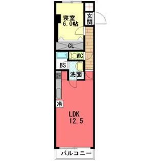 大脇ビル【3階】の間取り
