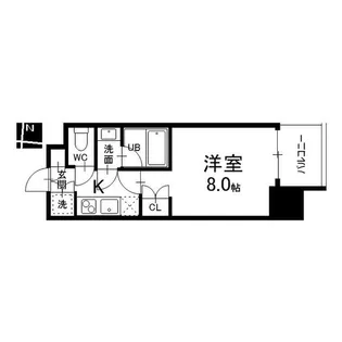 シエルブルー栄【0808号室】の間取り