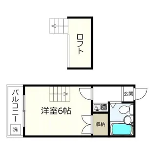 リエート的場【205号室】の間取り