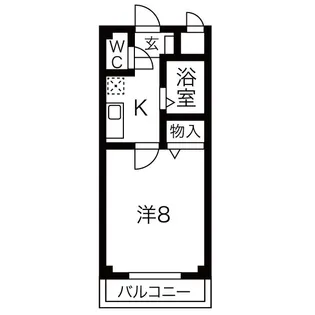 第2ジュノーム【1階】の間取り