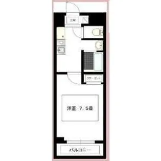レジデンス滝子館【1階】の間取り