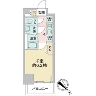 アステリ鶴舞テーセラ【0207号室】の間取り