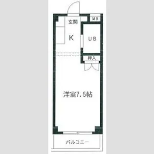 アーバンハイツNY【308号室】の間取り
