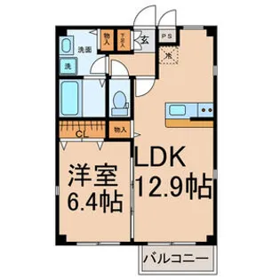 LUCE Ⅱ【1階】の間取り