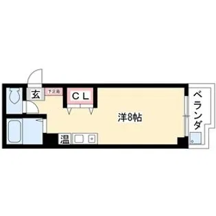 ロイヤル21【5階】の間取り