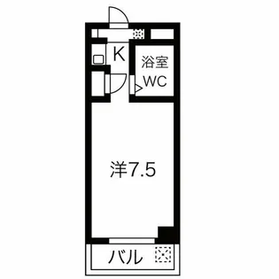 ハートイン大森【205号室】の間取り