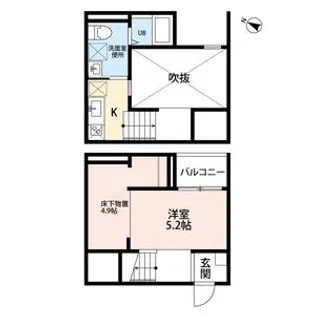 rn Terrace 守【2階】の間取り