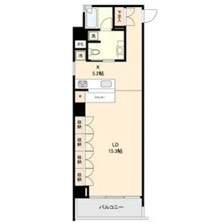スクエア名駅南【2階】の間取り