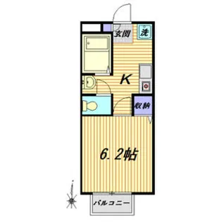 ヒルズ北屋敷【1階】の間取り