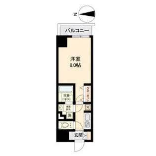 ブランシエスタ金山【0704号室】の間取り