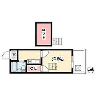 レジデンス上野【204号室】の間取り