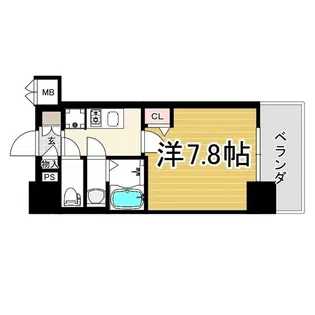 プレリス太閤通セルシア【3階】の間取り