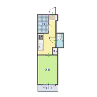 サンライズ塚本【202号室】の間取り