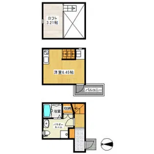 アースクエイク名港【1階】の間取り