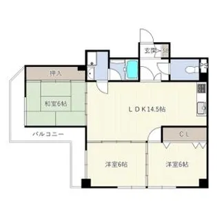 INOVE新栄【7階】の間取り