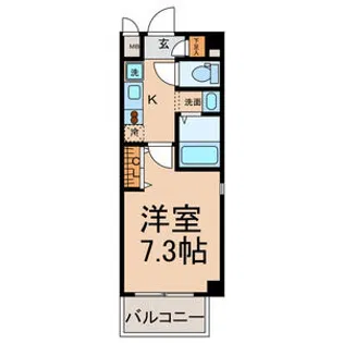 鳥居西アベニュー【3階】の間取り
