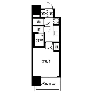 メイクスアート新栄Ⅲ【301号室】の間取り