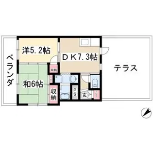 牧の原中央マンション【5階】の間取り