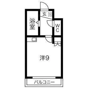 UNAX名東【3階】の間取り