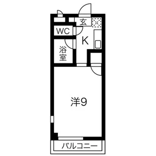 キャスティルⅢ【2階】の間取り