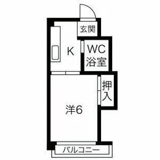 ドルフ千代田【801号室】の間取り