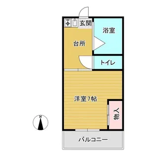パークハウスコーワB【2階】の間取り