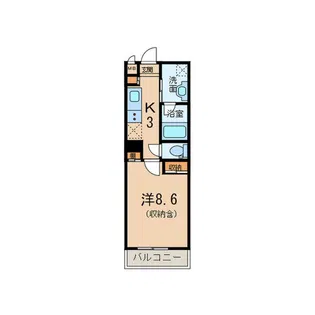 イースタンヒルズ本郷駅前【6階】の間取り
