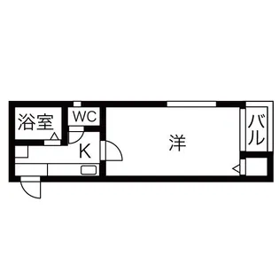 ラ チトラル東別院【105号室】の間取り