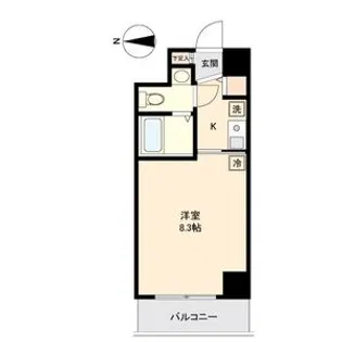 アーバンフラッツ新栄【0502号室】の間取り