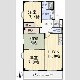 アネックスHIROMI【2階】の間取り